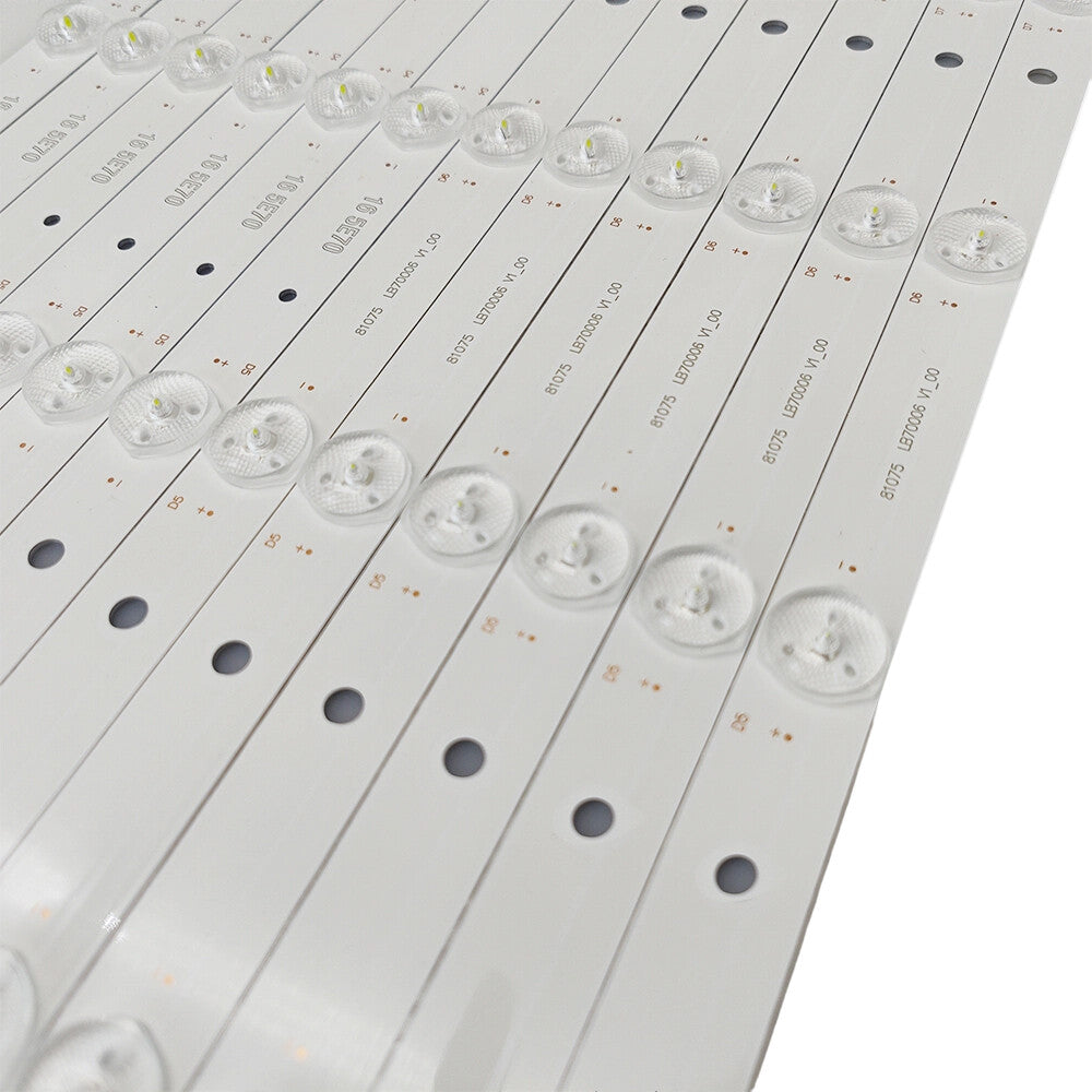 12pcs LED Backlight for LB70006 V1_0 V0_01 Vizio E70-E3 LFTRVRCT E70-E3 LFTRVRAS