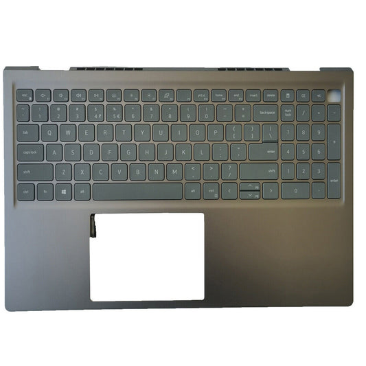 New Palmrest Cover Backlit Keyboard 06P0TG For Dell Inspiron 15Pro 5510 5515 USA