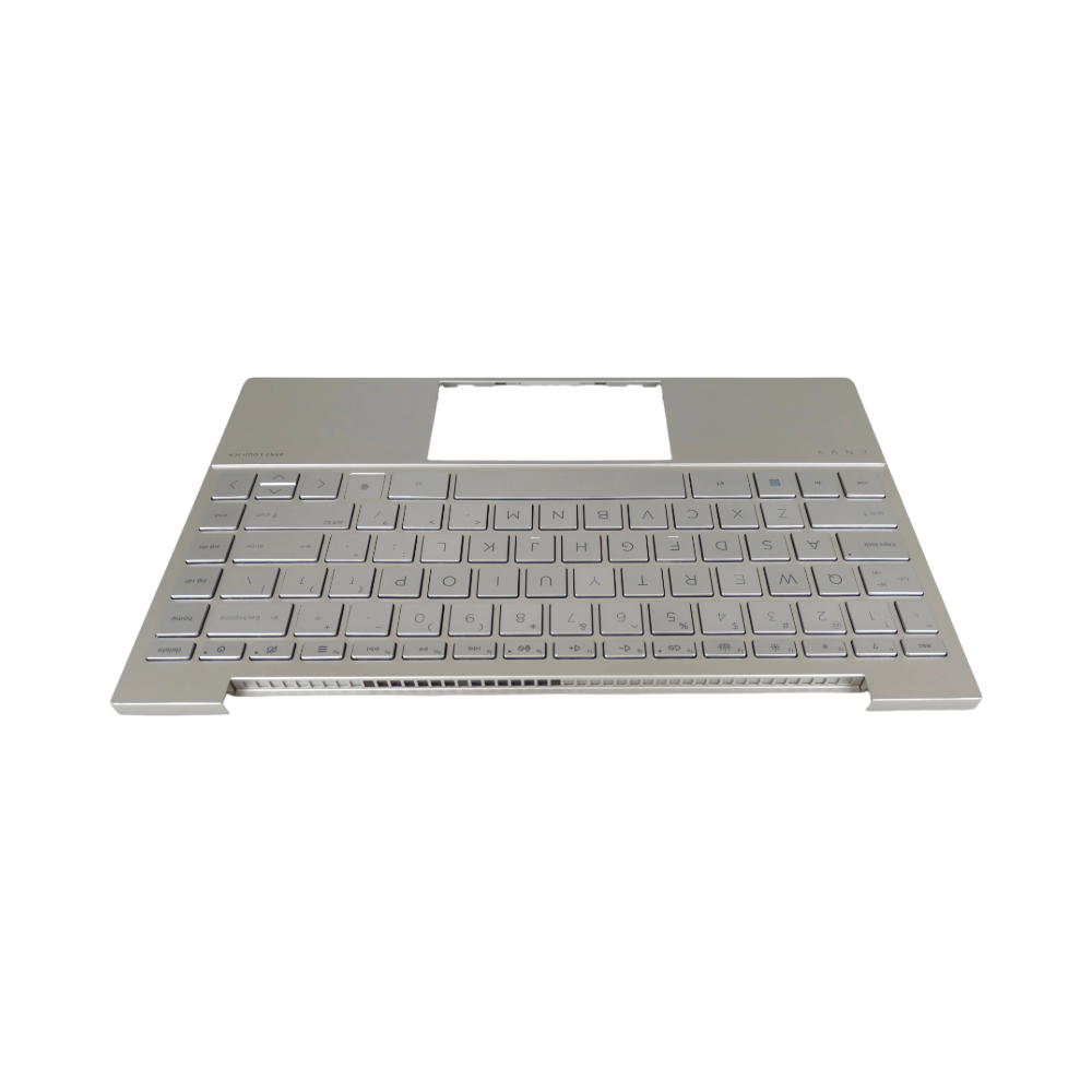 New 13in Silver Palmrest For HP ENVY 13-BA 13T-BA Keyboard Upper Case w/Backlit