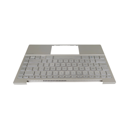 New 13in Silver Palmrest For HP ENVY 13-BA 13T-BA Keyboard Upper Case w/Backlit