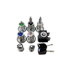 Car Door Cylinder Lock Set of 8 pcs,Front and Rear Driver Door Lock Switches