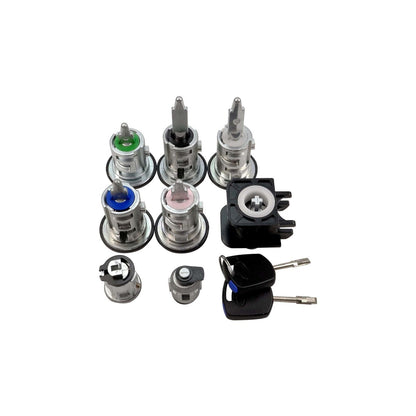 Car Door Cylinder Lock Set of 8 pcs,Front and Rear Driver Door Lock Switches