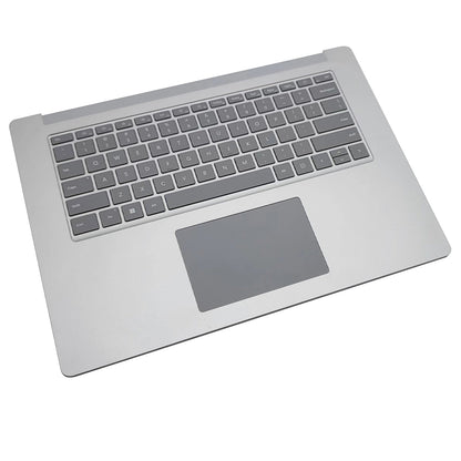 New Silver Palmrest Keyboard Touchpad For Microsoft Surface Laptop 3 15" 1873 US