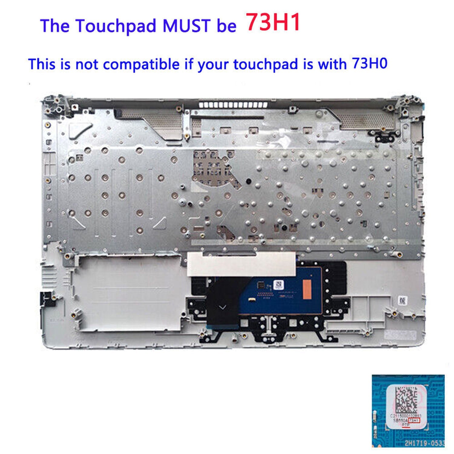 New L92785-001 For HP 17-BY 17-CA Palmrest Non-Backlit Keyboard PTP Touchpad ODD