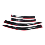 FOR 2021-2025 LEXUS IS300 IS350 PREMIUM BLACK TRIM WINDOW VISOR RAIN GUARD US