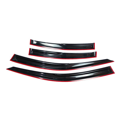 FOR 2021-2025 LEXUS IS300 IS350 PREMIUM BLACK TRIM WINDOW VISOR RAIN GUARD US