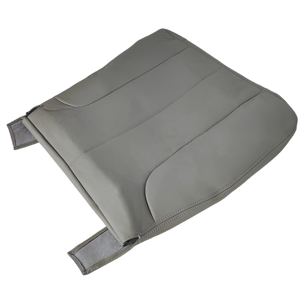 Passenger Bottom Leather Seat Cover Gray Fit For 2002 - 2005 Dodge Ram 1500 SLT
