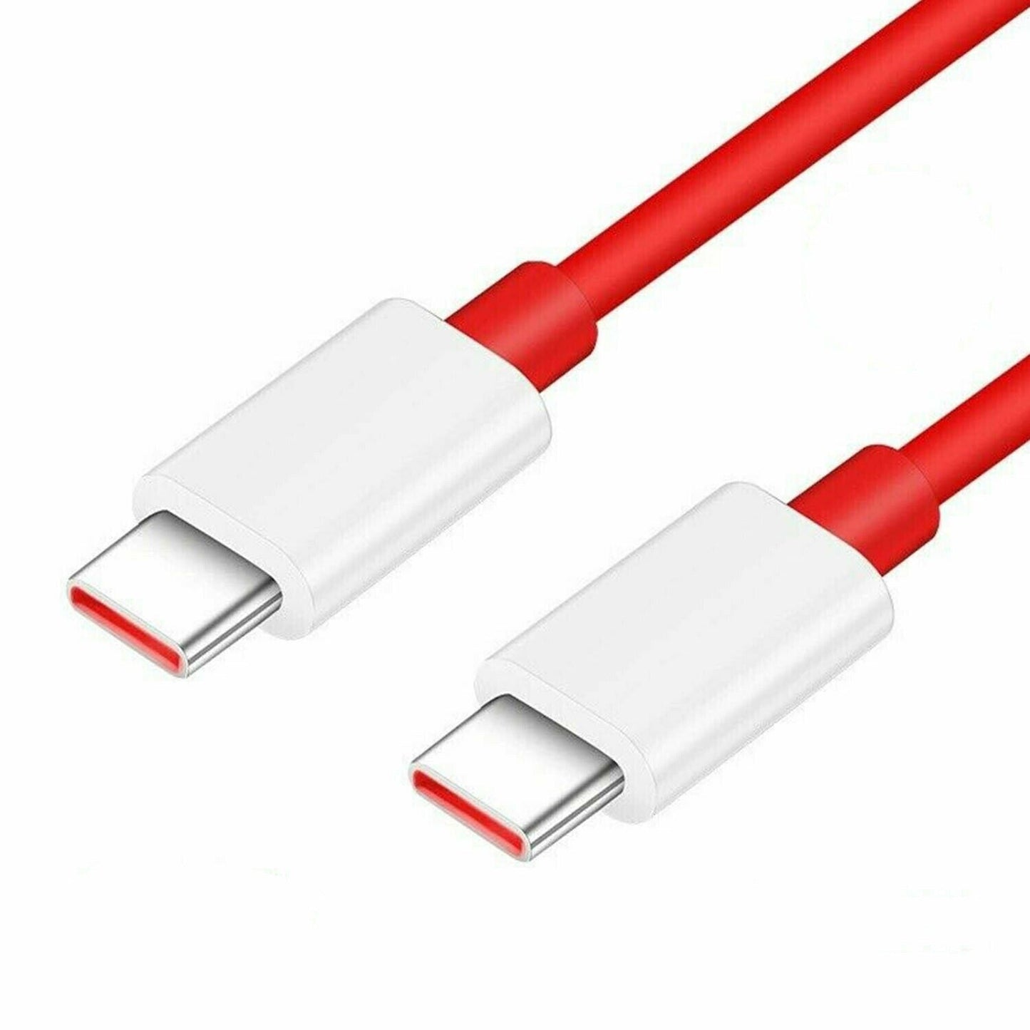 65W Charger Dual Type-C Cable Fits For Oneplus 7 Pro/7T Pro/8 Pro/8T/9 Pro US