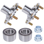 2 Front Wheel Hub Bearing Kits For 2016 Honda Civic 2.0L EX 2.0L LX Only W/ Nuts