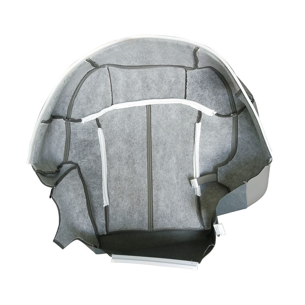 For 1999 2000 2001 2002 GMC Sierra Driver Side Leather Bottom Seat Cover Gray