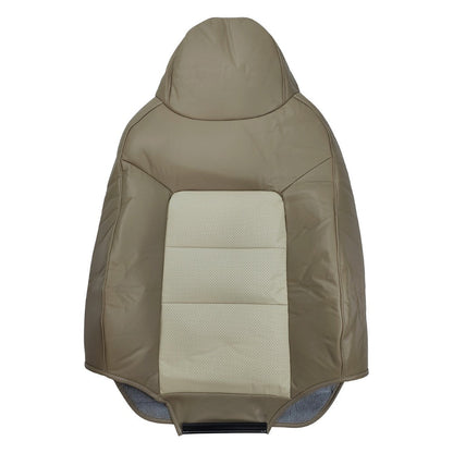 LH / RH Front Leather Seat Cover Tan For 2003-2006 Ford Expedition Eddie Bauer