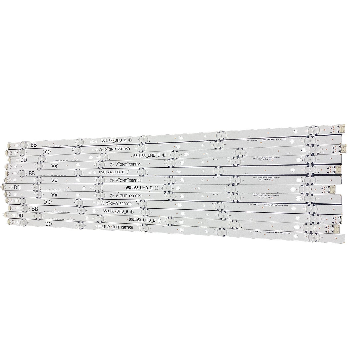 65UJ63 UHD A B C D LED strips for 65UJ634V 65UJ6300 65UJ630V 65UJ5500