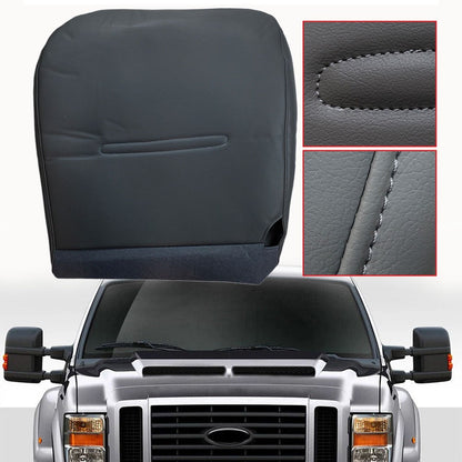 For 2001 - 2007 Ford F250 F350 F450 XL Super Duty Driver Bottom Seat Cover Gray