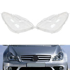 For 2006-11 Mercedes Benz W219 CLS350 CLS500 CLS550 A Pair Headlight Lens Cover