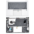 New For HP Elitebook 840 G9 845 US Palmrest w/Backlit Keyboard Silver N09058-001