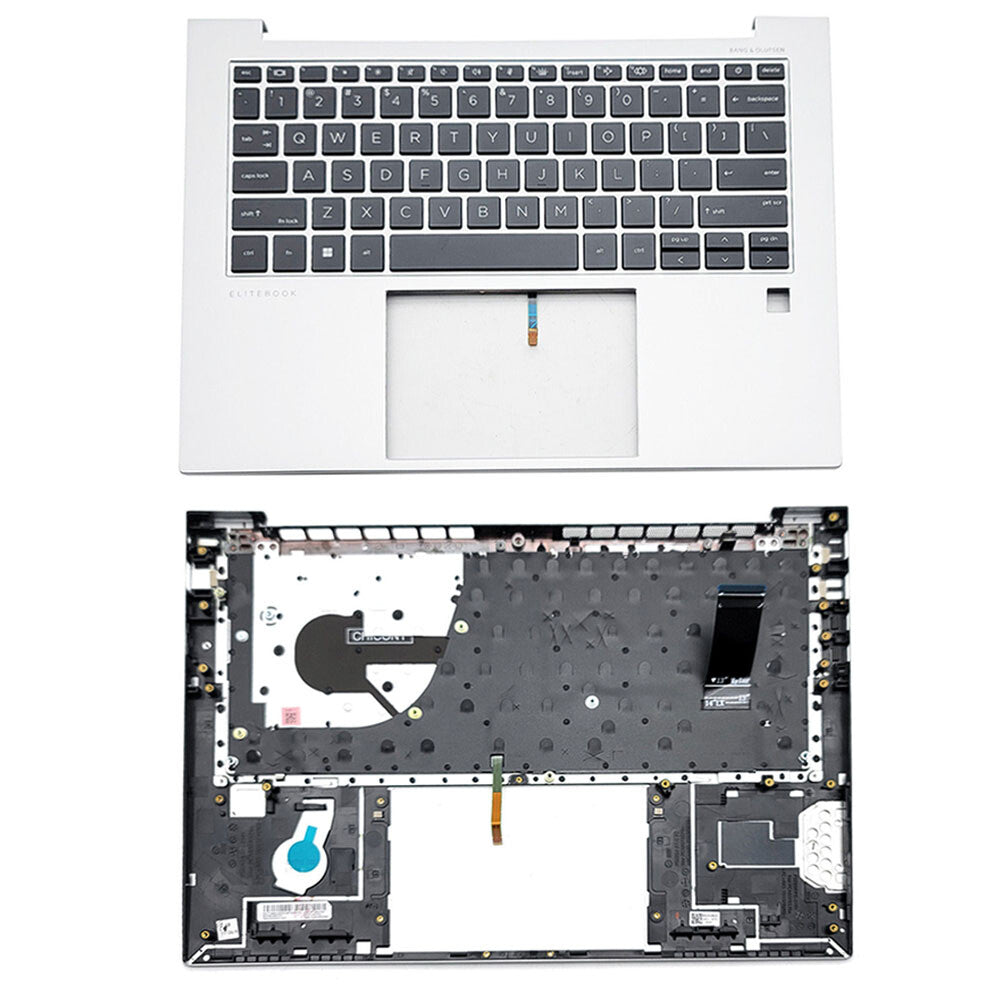New For HP Elitebook 840 G9 845 US Palmrest w/Backlit Keyboard Silver N09058-001