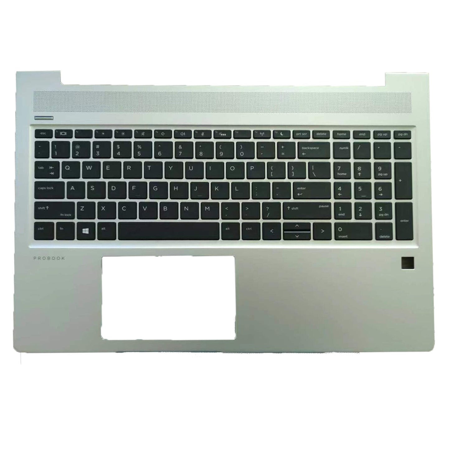 New Silver Palmrest w/ Backlit Keyboard L45090-001 For HP ProBook 450 G6 450 G7