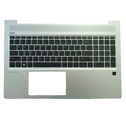New Silver Palmrest w/ Backlit Keyboard L45090-001 For HP ProBook 450 G6 450 G7