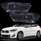 Left+Right Side Headlight Lens Cover Clear For 2018-2023 BMW X2 F39