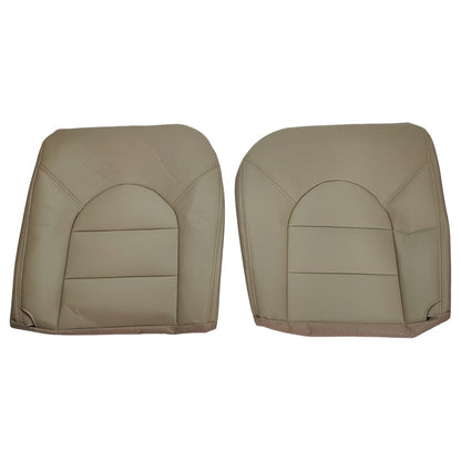 Driver & Passenger Side Bottom Seat Covers For 1999 2000 Ford F250 F350 Lariat