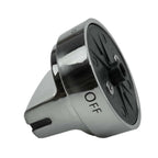 WB03X24818 Stainless Steel Plastic Control Knobs for GE Gas Range Stove (5Pack)