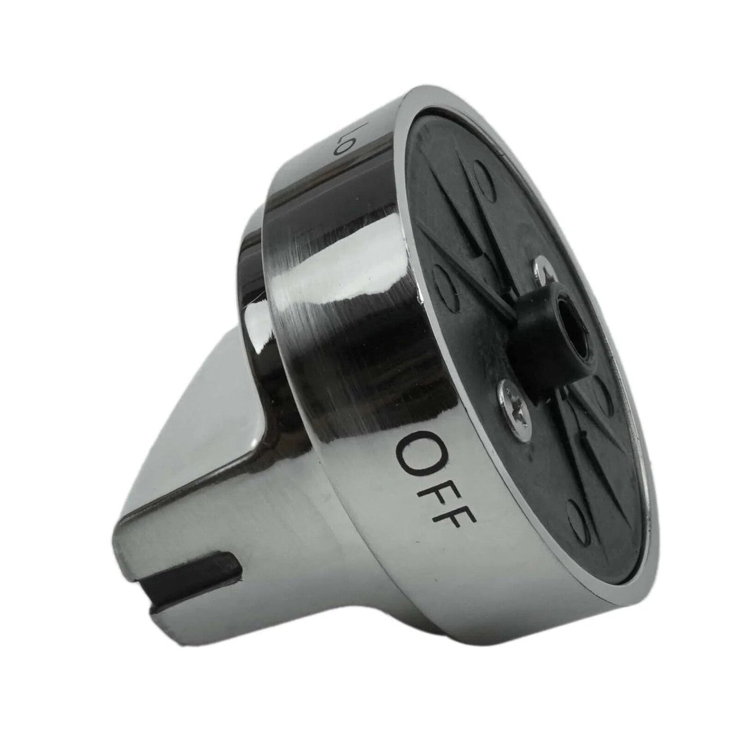 WB03X24818 Stainless Steel Plastic Control Knobs for GE Gas Range Stove (5Pack)