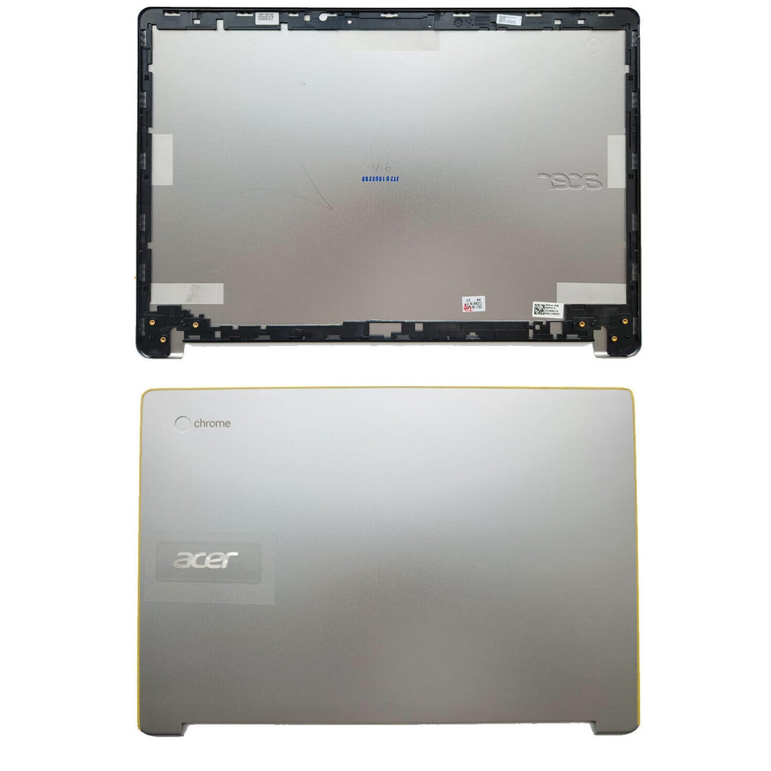 New Lcd Back Cover For Acer Chromebook CB5-312T Top Case Lid Silver 60.GHPN7.001