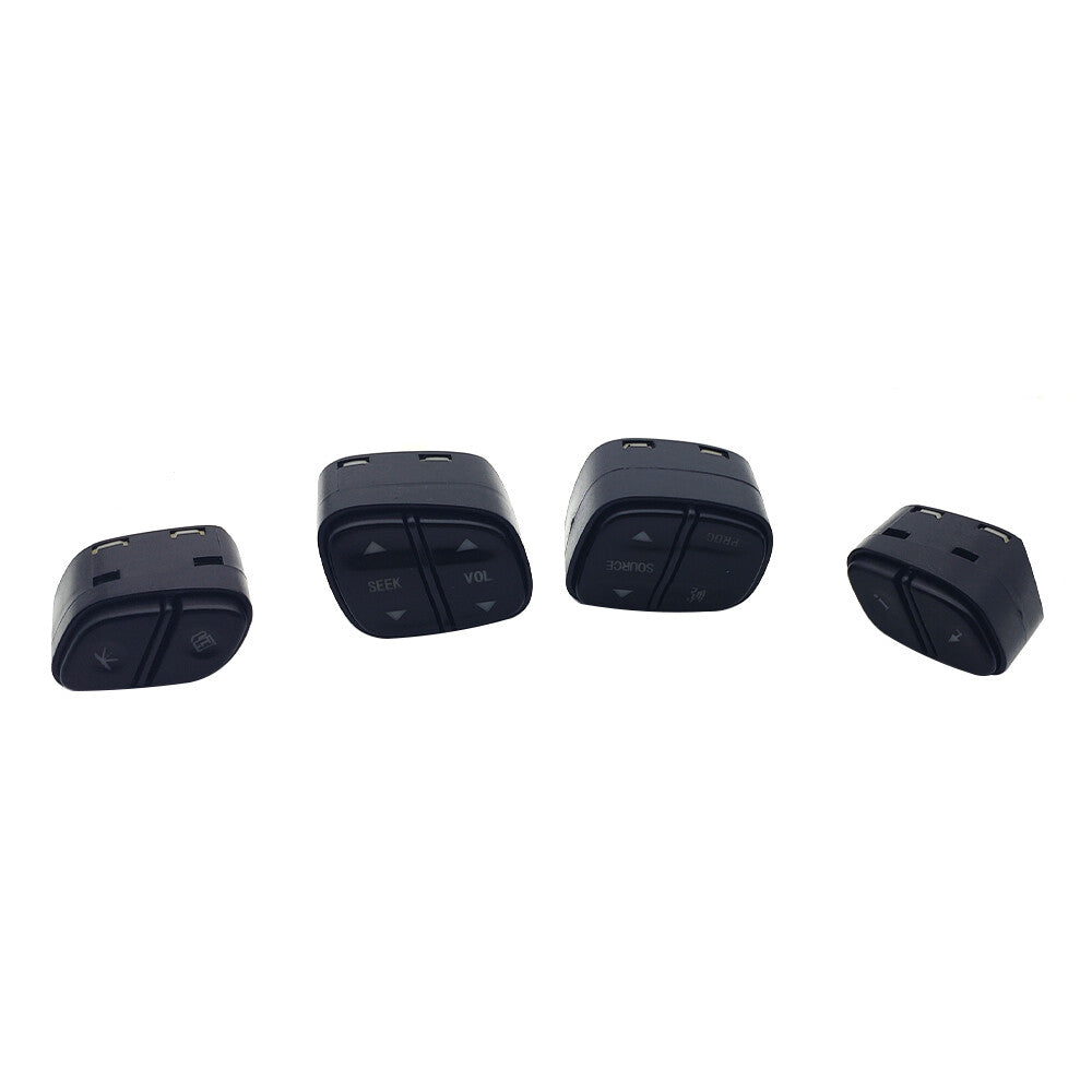 4Pcs For Chevy Silverado 1500 GMC Sierra Steering Wheel Switch Control Buttons