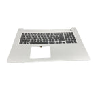 New 06V9FW Silver Palmrest w/ Backlit Keyboard For Dell Inspiron 17 5770 5775 US