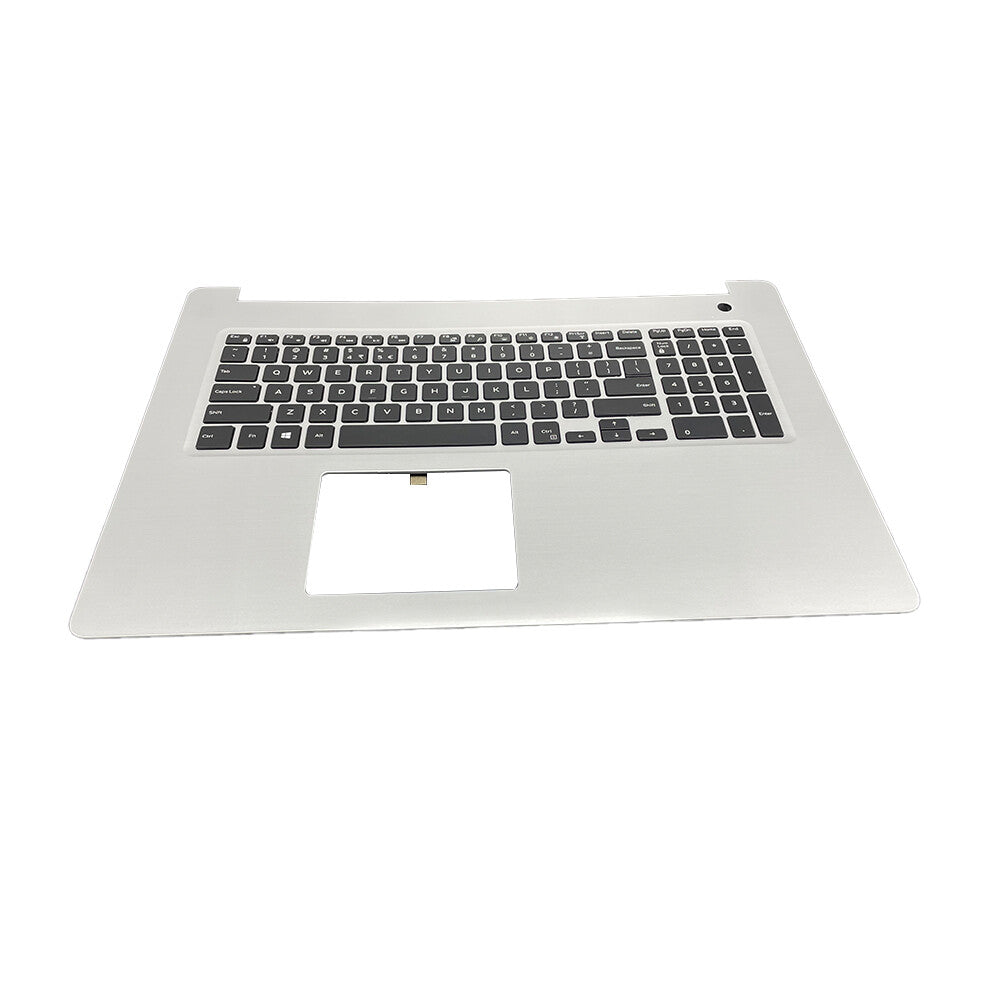 New 06V9FW Silver Palmrest w/ Backlit Keyboard For Dell Inspiron 17 5770 5775 US