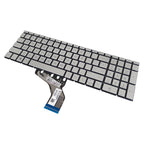 Silver Keyboard For HP 15s-dy 15s-dy2000 15s-dy2073dx 15s-dy2046ms 15s-dy2xxx US