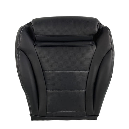 New For 2015-21 Mercedes Benz C300 Sedan Driver Bottom Leather Seat Cover Black