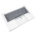 New For HP Elitebook 840 G9 845 US Palmrest w/Backlit Keyboard Silver N09058-001