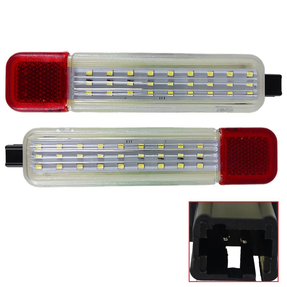 Pair LED Door Courtesy Light For Hummer H2 2008 Luxury Sport Utility 4-Door