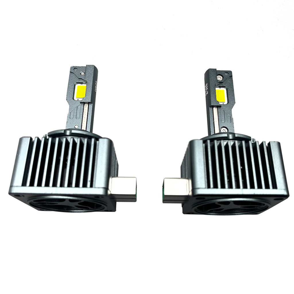 1 Pair D3S D3R LED Headlight Bulbs Kit 6500K White HID Xenon Conversion Lamp