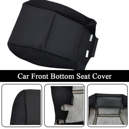 Fit For 2009 2010 - 2014 Chevy Silverado Driver Bottom Cloth Seat Cover Black