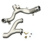Fit For Jaguar Land Rover 3.0L 5.0L Oil cool Upgraded Metal Coolant Outlet Pipes