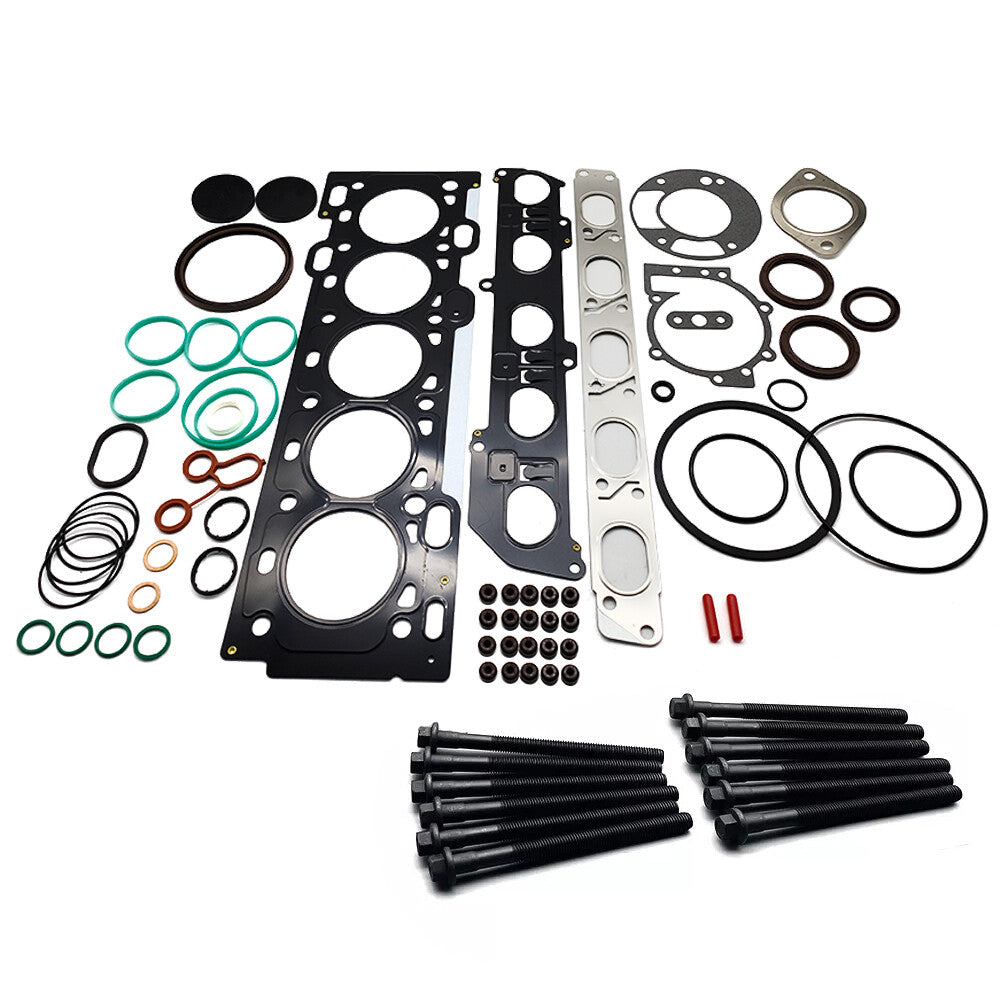 Engine Cylinder Head Gasket +Bolts For 04-15 Volvo C30 C70 S40 S60 V50 V60 2.5L