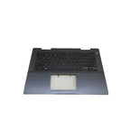 For Dell Inspiron 14 5481 5482 NOT MF Palmrest NO-Backlit Keyboard Gray 9VMHF US