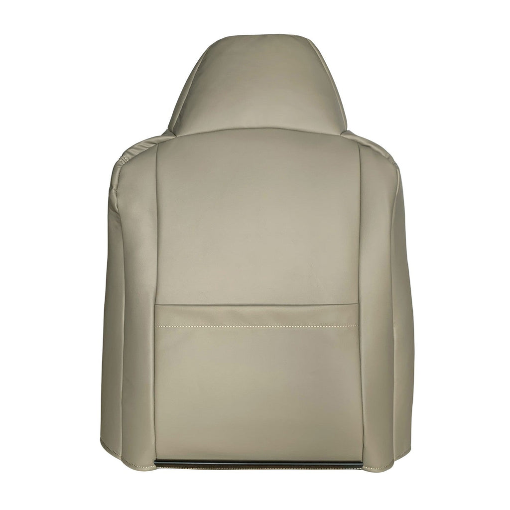 Driver Top Lean Back Leather Replacement Seat Cover For 2002-07 Ford F250 F350