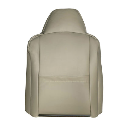 Driver Top Lean Back Leather Replacement Seat Cover For 2002-07 Ford F250 F350