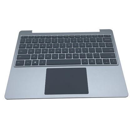 Silver Palmrest Touchpad Backlit Keyboard For Microsoft Surface Go 1943 12.4" US