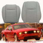 For 2005 2006 -2009 Ford Mustang GT Front Driver Top & Bottom Leather Covers