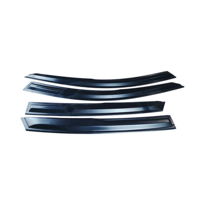 FOR 2023-25 HONDA ACCORD 11TH GEN BLACK TRIM WINDOW VISOR RAIN GUARD WITH CLIPS