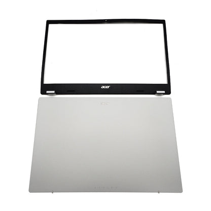 Top Lid Bezel Back Cover Silver for Acer Aspire A31524P 24PT A51558M US