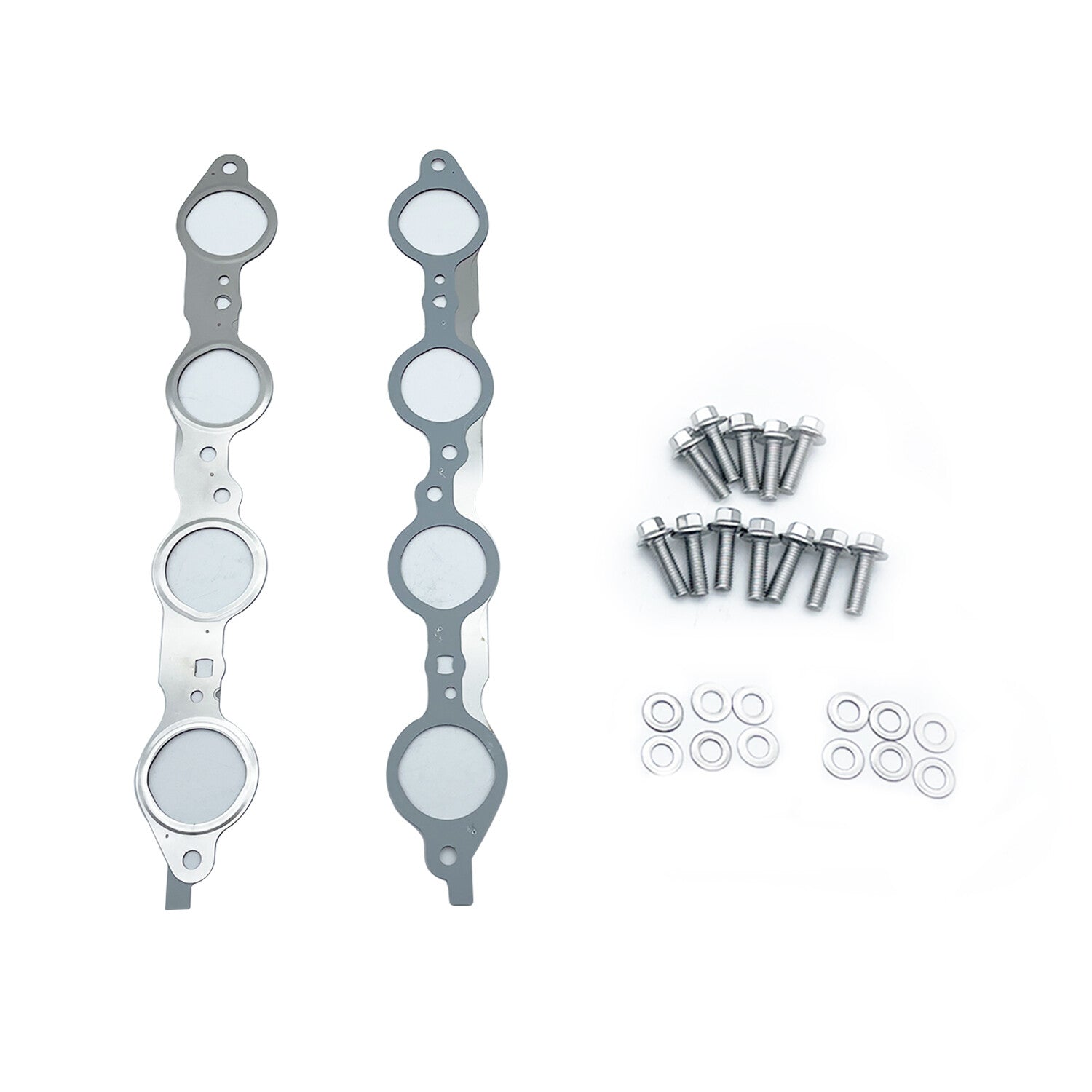 For LS1 4.8 5.3 5.7 6.0 6.2L LS MLS Exhaust Manifold Header Gasket Pair W/Bolts