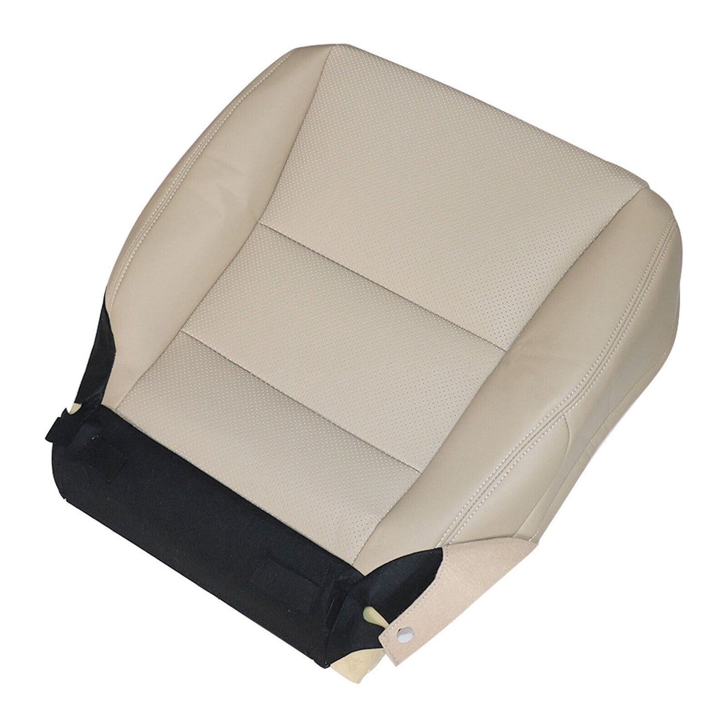 For 2013 2014-2017 Honda Accord Sedan Front Driver Bottom Leather Seat Cover Tan