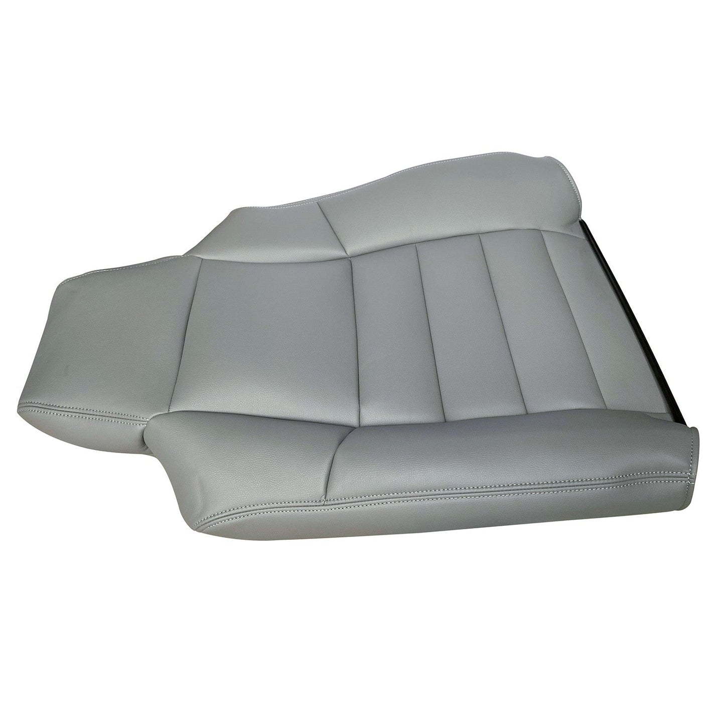 For 2002-2007 Ford F250 F350 Super Duty Driver Side Leather Seat Cover Gray