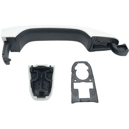 Rear Left Right Olympic White Door Handle for Chevrolet Silverado 2014 2019
