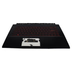 For MSI GF65 9SD 9SE 10SD MS-16W1 Palmrest Backlit Keyboard Upper Case Black US